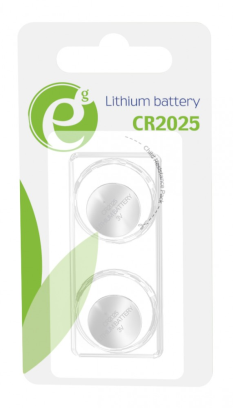 GEMBIRD Bateria CR2025, 3V, 2 sztuki
