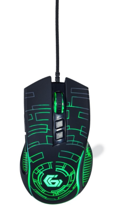 GEMBIRD Mysz gamingowa z podświetleniem RGB, USB czarna