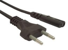 GEMBIRD Kabel zasilajacy do notebooka C8 2pin 1.8M VDE