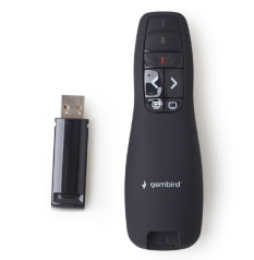 GEMBIRD Bezprzewodowy prezenter laserowy 2 