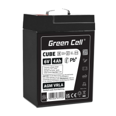 GREEN CELL Akumulator AGM VRLA 6V 4Ah IP54