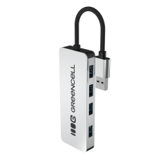 GREEN CELL HUB USB-C Basic USB-A do 4x USB-A 3.0 