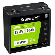 GREEN CELL Akumulator CUBE LiFePO4 20Ah 12V/12.8V 256Wh 