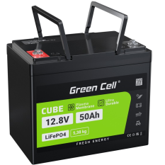 GREEN CELL Akumulator CUBE LiFePO4 50Ah 12V/12.8V 640Wh 