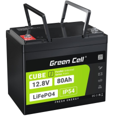 GREEN CELL Akumulator CUBE LiFePO4 80Ah 12V/12.8V 1024Wh 