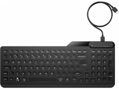 HP INC Klawiatura 405 Multi-Device podświetlana przewodowa  7N7C1AA