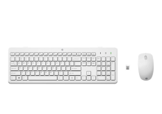 HYPERX Klawiatura z myszą HP 230 Combo Bezprzewodowa Biała 3L1F0AA#ABB 