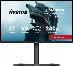 IIYAMA Monitor 27 cali GCB2784HSU-B1 FHD, 0.7ms, VA, 1500R, 240Hz, 2xHDMI, DP, 2xUSB, FreeSync Premium -1920x1080 (48-240Hz), HDR10, 2x2W, HAS150(PIVOT)