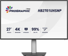 IIYAMA Monitor 27 cali ProGraphic HB2701UHSNP-B1 4K,IPS BLACK 2.0,450cd,VESA USB-c dock(PD:96W),HDMI,DP,DAISY/CHAIN,4xUSB,RJ45,3000:1,sRGB:100%,DCI-P3:99%,KV