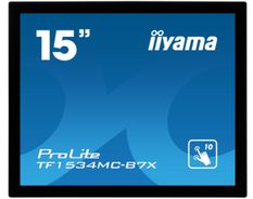 IIYAMA Monitor 15 cali TF1534MC-B7X TN,10 punktów dotykowych, HDMI, DP, 4:3, P65, 7H, USB 