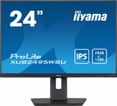 IIYAMA Monitor 24.1 cala XUB2495WSU-B5 IPS,16:10,HAS(150mm),4xUSB 