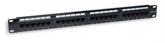 INTELLINET Patch panel 19 cali 24 porty UTP kat.6 czarny 