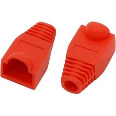 INTELLINET Osłonka na wtyk RJ45, opakowanie 10szt. czerwona