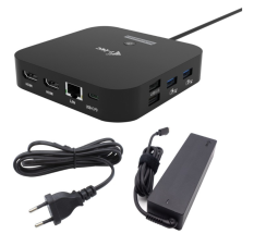 I-TEC Stacja dokująca USB-C 2x HDMI Dock PD + Ładowarka 100W 