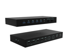 I-TEC Stacja dokująca USB-C KVM Dock PRO Three Hosts Dual Video 2x Power Delivery max 92W 