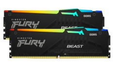 KINGSTON Pamięć DDR5 Fury Beast Black RGB 32GB(2*16GB)/5200 CL36 EXPO