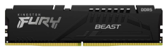 KINGSTON Pamięć DDR5 Fury Beast 64GB(4*16GB)/5200 CL40 czarna
