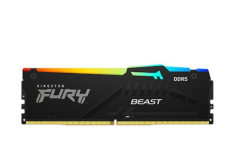 KINGSTON Pamięć DDR5 Fury Beast Black RGB  32GB(1*32GB)/5600  CL36