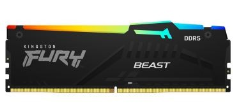 KINGSTON Pamięć DDR5 Fury Beast RGB 64GB(4*16GB)/5600 CL40 czarna