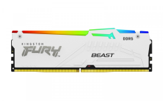 KINGSTON Pamięć DDR5 Fury Beast White RGB 32GB(1*32GB)/6000 CL36