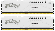 KINGSTON Pamięć DDR5 Fury Beast White 32GB(2*16GB)/6000 CL40 