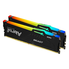 KINGSTON Pamięć DDR5 Fury Beast RGB 32GB(2*16GB)/6400 CL32 EXPO czarna