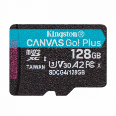 KINGSTON Karta pamięci microSD 128GB Canvas Go! Plus 200MB/s A2 U3 V30