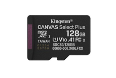 KINGSTON Karta pamięci microSD 128GB Canvas Select+ G3 150MB/s 