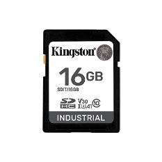 KINGSTON Karta pamięci SD 16GB Industrial C10 UHS-I U3 V30 A1 pSLC 