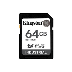 KINGSTON Karta pamięci SD 64GB Industrial C10 UHS-I U3 V30 A1 pSLC 