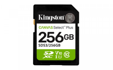 KINGSTON Karta pamięci SD 256GB Canvas Select Plus Gen3 150MB/s