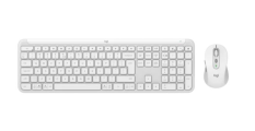 LOGITECH Zestaw klawiatura i mysz MK950 Signature Slim Combo Białawy US