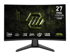 MSI Monitor MAG 274CF X24  27cali/LED/FHD/CURVE/240Hz/Black 