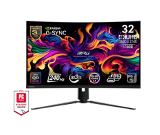 MSI Monitor MPG 321CURX QD-OLED/31.5 cala/LED/UHD/Curv/240/Black 