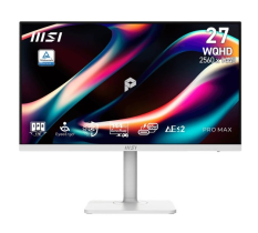 MSI Monitor PRO MAX 271QPHW E14 27 cali/LED/WQHD/FLAT/144Hz/Biały