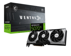 MSI Karta graficzna GeForce RTX 5070 Ti 16G VENTUS 3X OC GDDR7 256bit HDMI/3DP