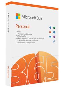 Microsoft 365 Personal PL P8 1Y 1U Win/Mac Medialess Box QQ2-01434             Zastępuje P/N: QQ2-01000