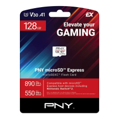 PNY Karta pamięci microSD Express 128GB P-SDU128P31880EXP-GE 