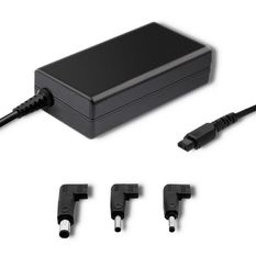 QOLTEC Zasilacz specjalizowany do Dell | 65W | 3 wtyczki |+ kabel zasilający 