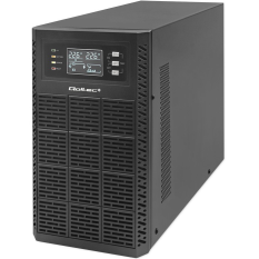 QOLTEC Zasilacz awaryjny UPS 3kVA | 3000W | Power Factor 1.0 | LCD | EPO| USB | On-line 