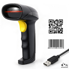 QOLTEC Czytnik kodów kreskowych 1D 2D | QR | EAN | USB 
