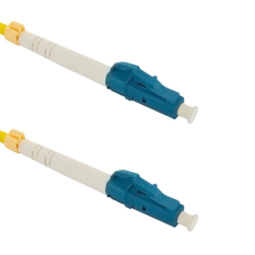 QOLTEC Patchcord światłowodowy LC/UPC - LC/UPC | Singlemode | 9/125 | G652D | Simplex | 1m