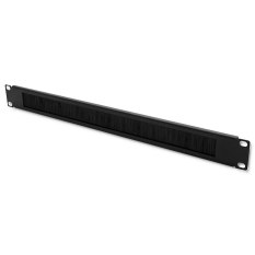 QOLTEC Przepust szczotkowy do szaf RACK 19" | 1U 