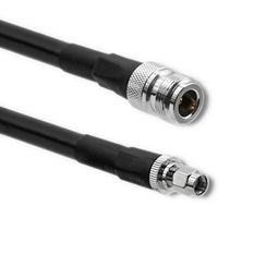 QOLTEC Kabel koncentryczny LMR400 | N żeński | RP-SMA męski | 3m 