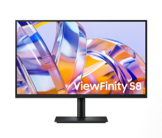 SAMSUNG Monitor 32 cali Viewfinity S80UH IPS 3840x2160 UHD 16:9 1xHDMI 1xDP 1xUSB-C 90W 3xUSB-A Easy Connection KVM PIP/PBP 5ms 60Hz HAS+PIV płaski 3YOn-Site