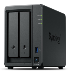 SYNOLOGY Serwer DS725+ 2x0HDD 4GB DDR4 AMD R1600 1x1GbE 1x2,5Gbe 3Y 