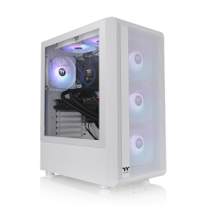 THERMALTAKE Obudowa - S200 Tempered Glass ARGB 3x12cm Snow 