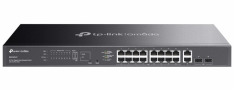 TP-LINK Przełącznik Omada 20-Port GB Easy Managed Switch with 16-Port PoE+   PORT: 16× Gigabit PoE+ Ports, 2x Gigabit Non-PoE Ports, 2× Gigabit SFP Ports