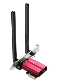 TP-LINK Karta sieciowa AXE5400 Tri-Band Wi-Fi 6E Bluetooth PCI Express Adapter  SPEED: 2402 Mbps at 6 GHz + 2402 Mbps at 5 GHz + 574 Mbps at 2.4 GHz          