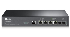 TP-LINK Przełącznik zarządzalny Omada 4-PortPoE ++10GBase-T L2+ with 2   10GE SFP+ Slots